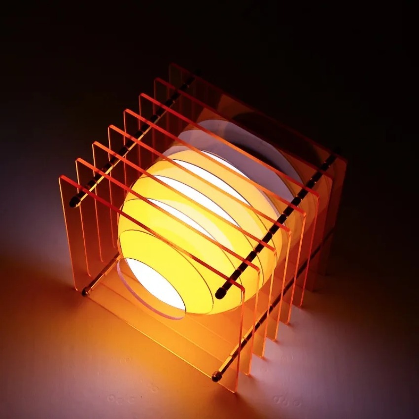 Desk Setup Lamp - Lampa Księżyc DIY Akrylowa Lampa z