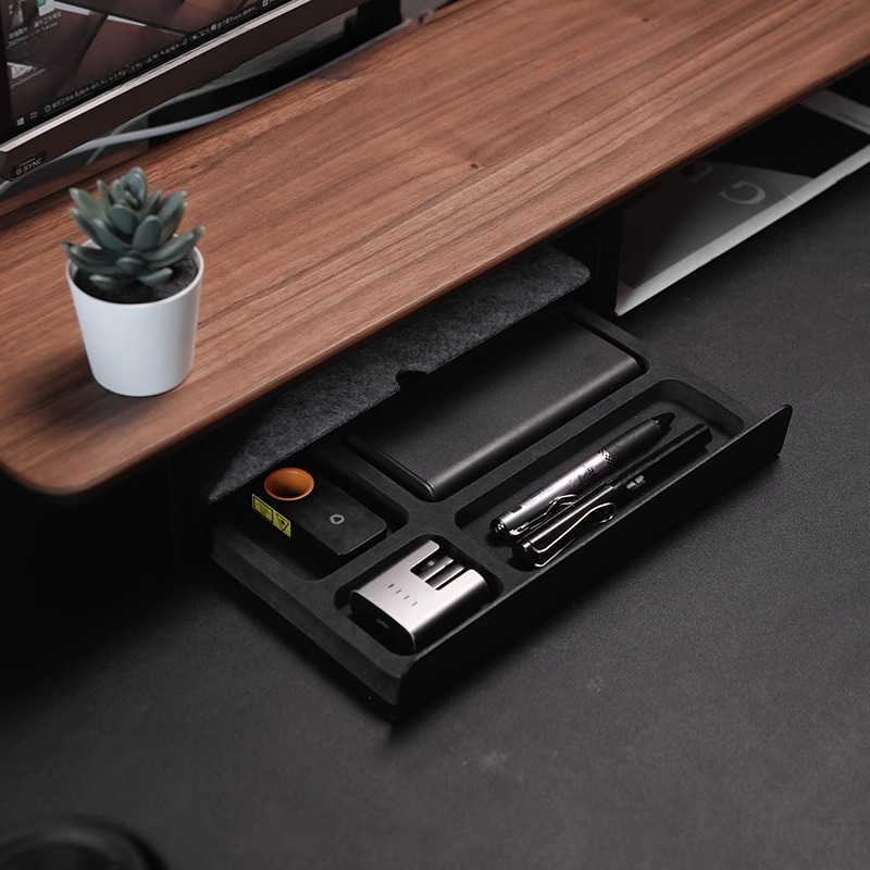 Podstawka pod monitor z szufla – Desk Setup Home recenzja i cena