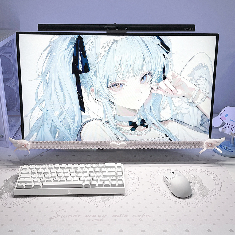 Nowa Dekoracja Ekranu Biała Ko – Desk Setup Aesthetic recenzja i cena