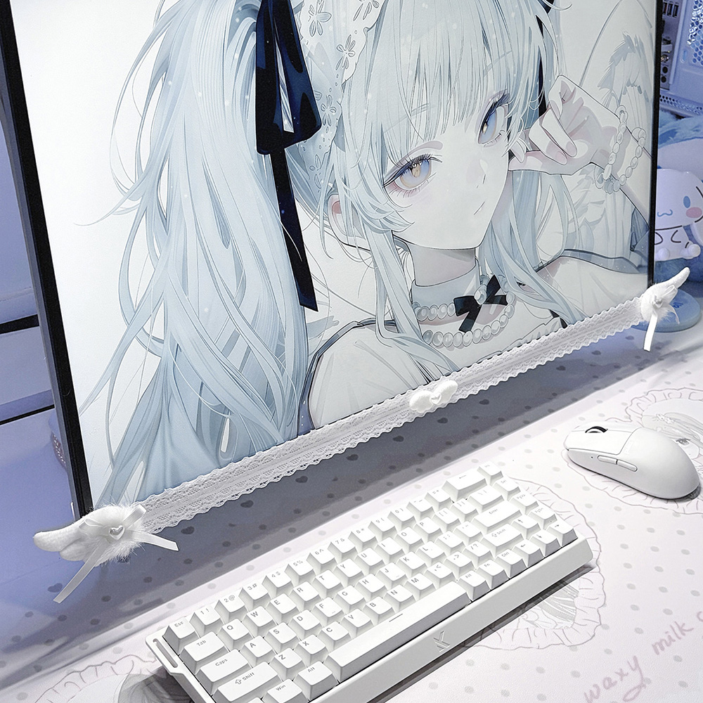Nowa Dekoracja Ekranu Biała Ko – Desk Setup Aesthetic recenzja i cena