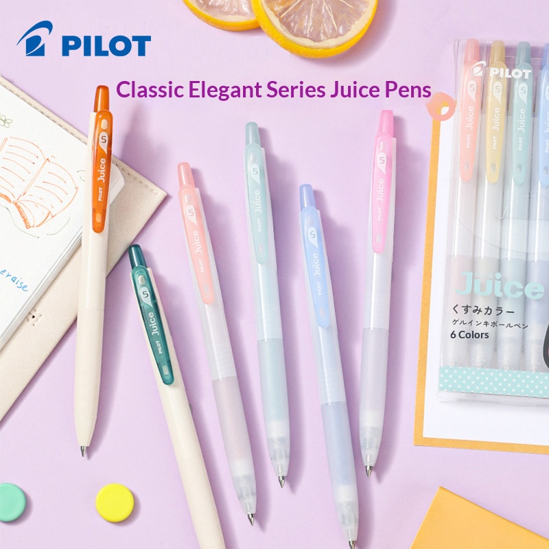 Długopisy żelowe PILOT Juice P – Desk Setup For Journaling recenzja i cena