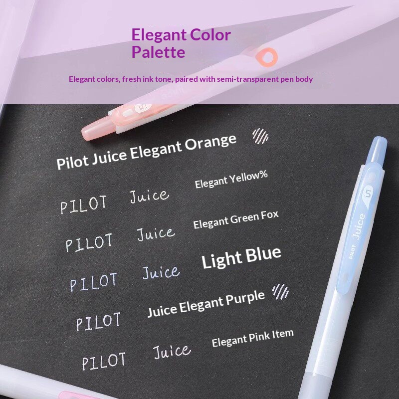 Długopisy żelowe PILOT Juice P – Desk Setup For Journaling recenzja i cena