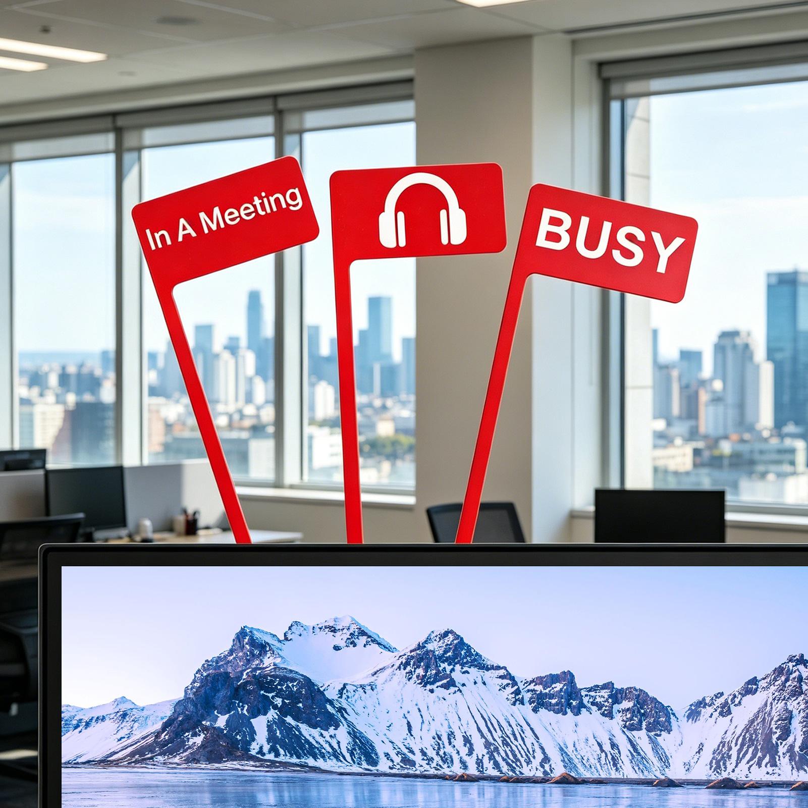 3 szt. Przenośna flaga na biur – Desk Setup Home recenzja i cena