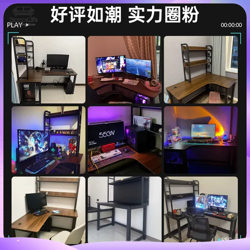 Narożne biurko gamingowe z pół – Desk Setup For Studying recenzja i cena