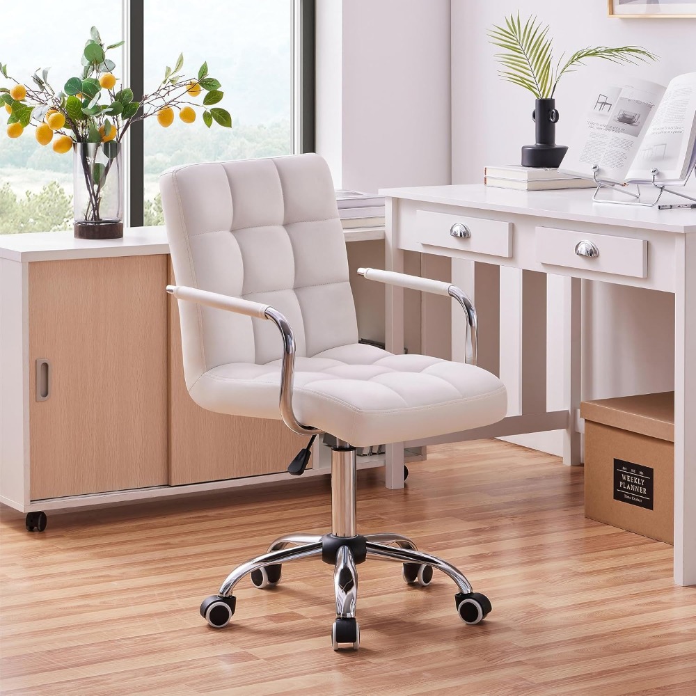 Krzesło do toaletki - tapicero – Desk Setup Height recenzja i cena