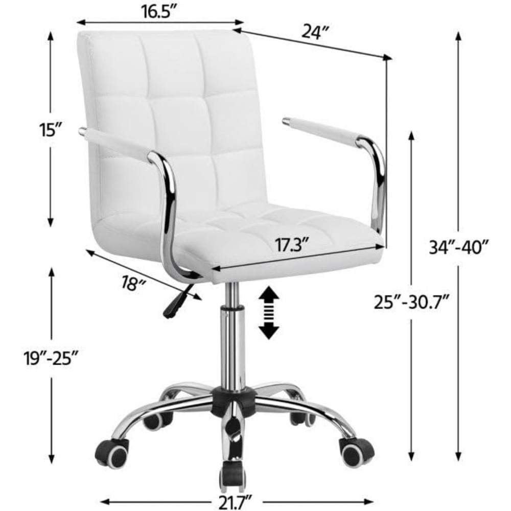 Krzesło do toaletki - tapicero – Desk Setup Height recenzja i cena