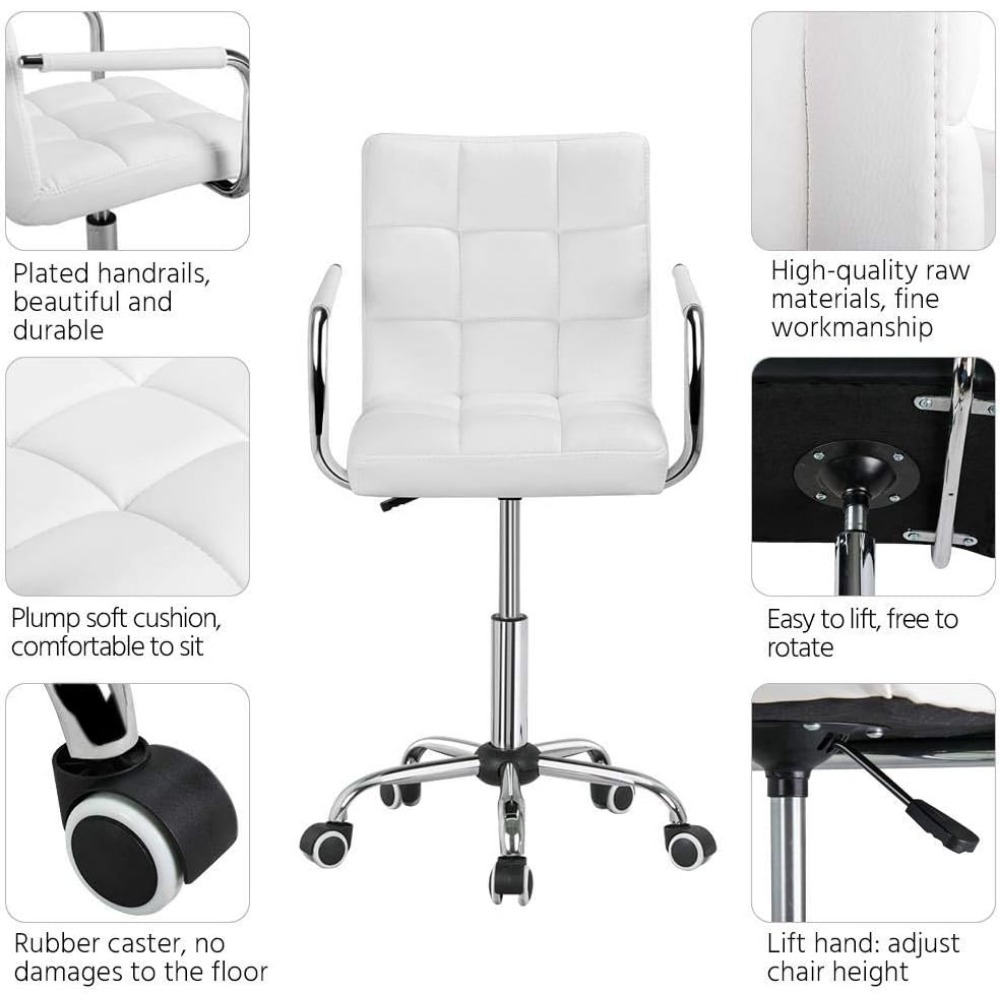 Krzesło do toaletki - tapicero – Desk Setup Height recenzja i cena