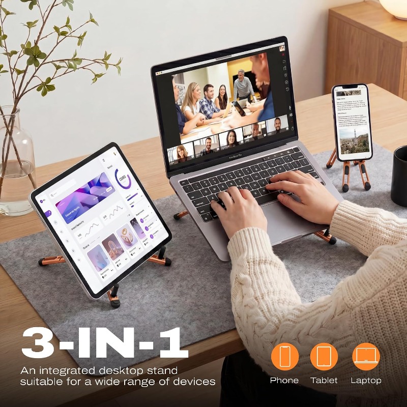 Magnetyczny składany stojak 3  – Desk Setup Home recenzja i cena