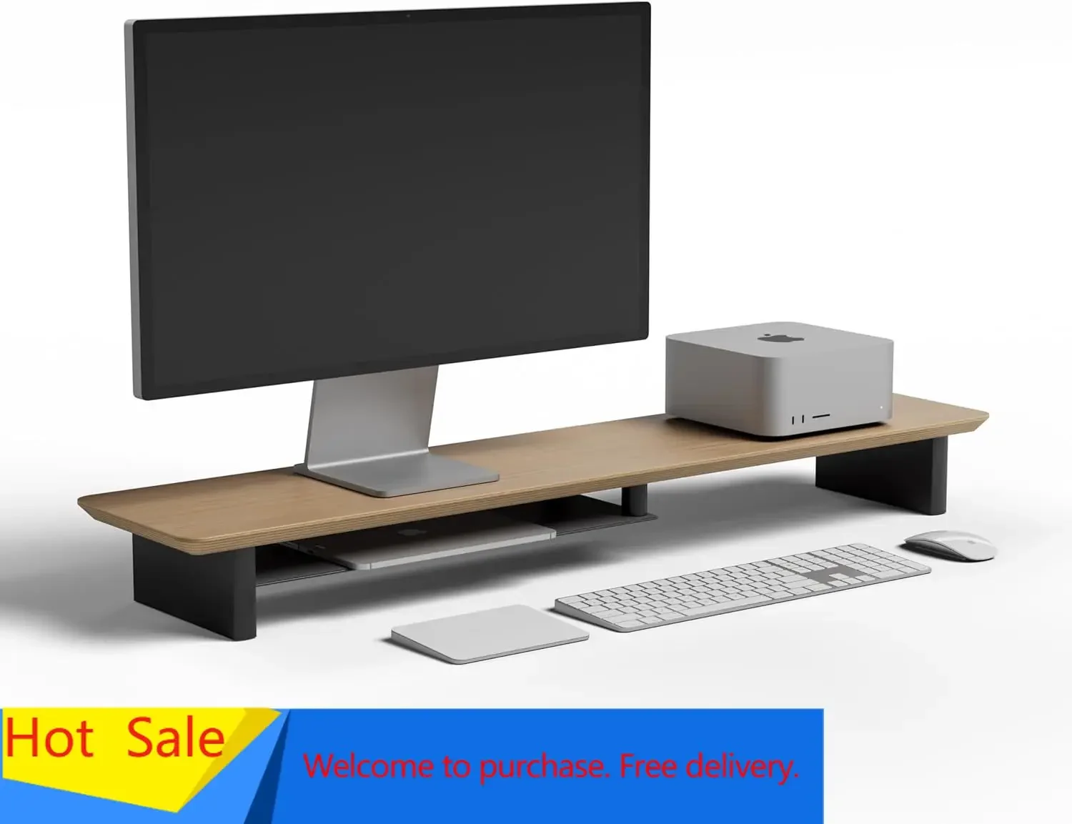 Dwupoziomowe ergonomiczne biur – Desk Setup Workspace recenzja i cena