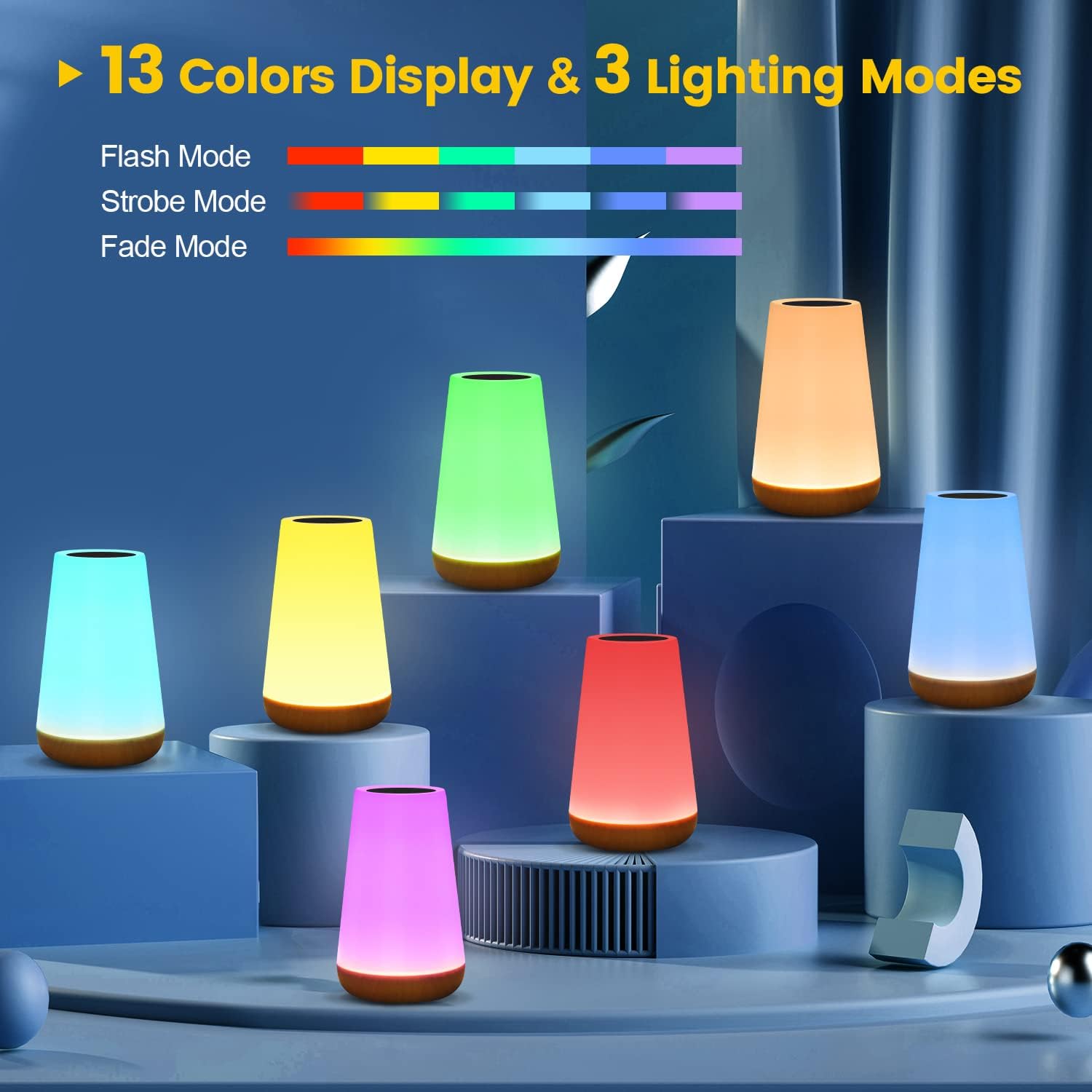 13 kolorowa zmienne oświetleni – Desk Setup Gadgets recenzja i cena