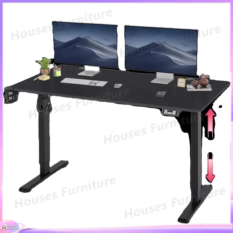 Duże biurko gamingowe z oświet – Desk Setup Height recenzja i cena