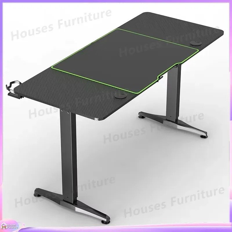 Duże biurko gamingowe z oświet – Desk Setup Height recenzja i cena