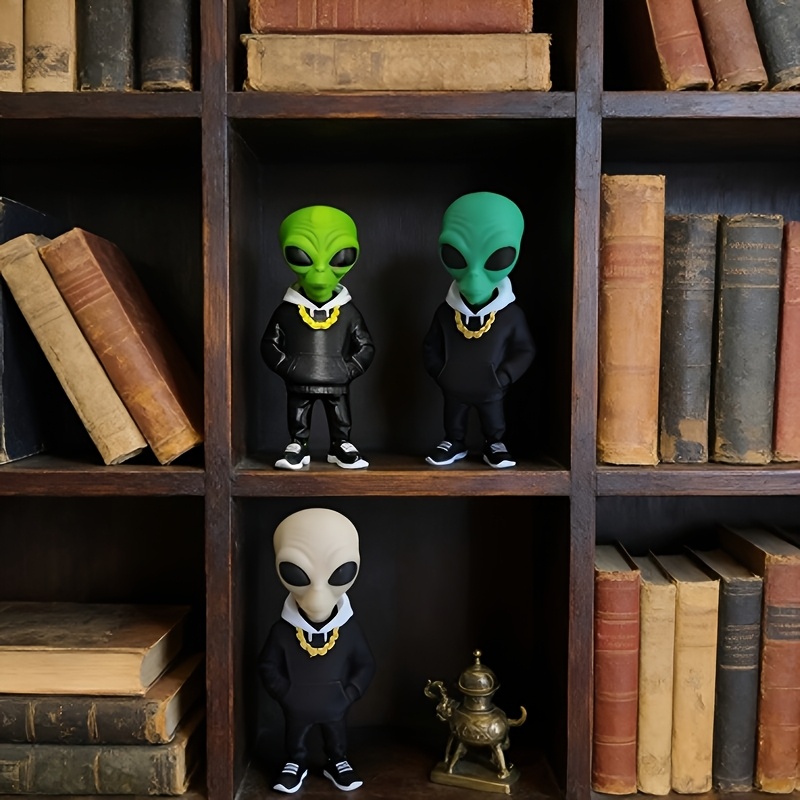 1 sztuka zielonej figurki kosm – Desk Setup Home recenzja i cena